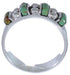 Genuine Sterling Silver Turquoise Southwest Ring Size 7-3/4 WX34380