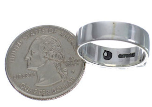 Authentic Sterling Silver Southwest Turquoise Ring Size 7 WX34475