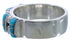 Authentic Silver Southwest Turquoise Jewelry Ring Size 5-3/4 WX34491