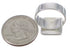 Multicolor Sturdy Sterling Silver Ring Size 5-1/2 WX39837