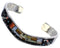 Native American Design Multicolor Sterling Silver Bracelet RS52310