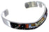 Native American Design Multicolor Sterling Silver Bracelet RS52310