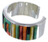 Whiterock Sunset Multicolor Sterling Silver Cuff Bracelet PX28146