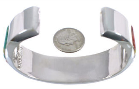 Whiterock Sunset Multicolor Sterling Silver Cuff Bracelet PX28146