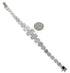 Multicolor Inlay Sterling Silver Whiterock Link Bracelet RS46044