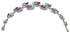 Whiterock Turquoise Multicolor Inlay Jewelry Link Bracelet AS29606