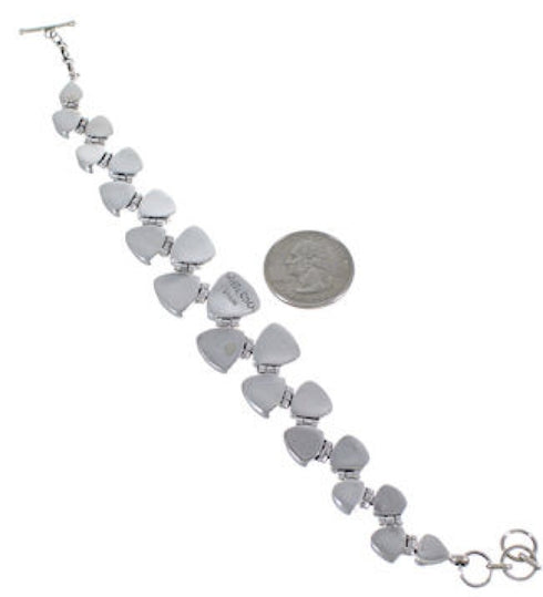 Whiterock Silver Turquoise Multicolor Link Bracelet Jewelry HS32985