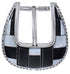 Sterling Silver Mother Of Pearl Black Ranger Belt Buckle RS39341
