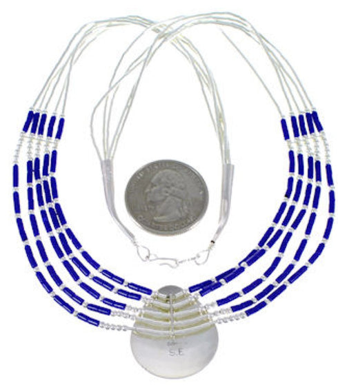 Lapis Liquid Sterling Silver Tear Drop Necklace Jewelry JS2946