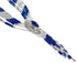 Hand Strung Genuine Liquid Silver Azurite Concho Necklace CN5A