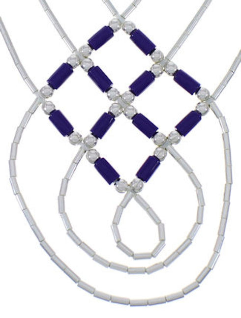 Hand Strung Sugilite & Liquid Basket Weave Necklace Jewelry LS45S