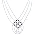 Onyx And Liquid Silver Basket Weave Necklace Jewelry LS45O