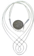 Stunning Liquid Sterling Silver Basket Weave Necklace LS45P