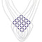 Hand Strung Sugilite & Liquid Basket Weave Necklace Jewelry LS46S