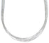 Genuine Liquid Sterling Silver 10 Strands 21" Necklace Jewelry LS1021