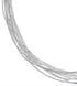 Genuine Liquid Sterling Silver 10 Strands 21" Necklace Jewelry LS1021