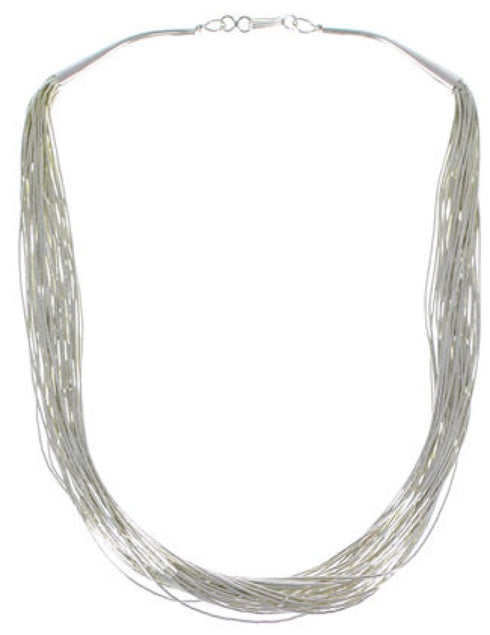Liquid Sterling Silver 30 Strands 17" Necklace Jewelry LS3017