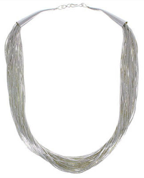 Liquid Sterling Silver 50 Strands 16" Necklace Jewelry LS5016
