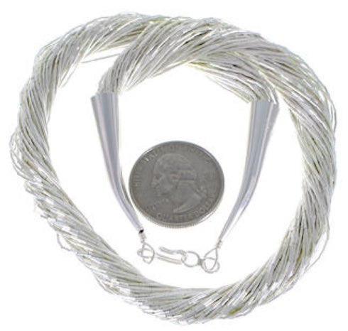 Liquid Sterling Silver 50 Strands 16" Necklace Jewelry LS5016