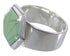 Southwestern Sturdy Turquoise Inlay Ring Size 8-3/4 EX40517