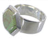 Substantial Turquoise Inlay Silver Ring Size 6 EX40531