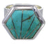 High Quality Southwest Turquoise Ring Size 5-1/2 EX40540