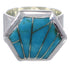 Turquoise Sturdy Southwestern Ring Size 6-1/4 EX40577