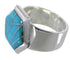 Turquoise Sturdy Southwestern Ring Size 6-1/4 EX40577