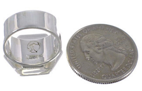 Southwest Multicolor Inlay High Quality Ring Size 5-3/4 EX40618