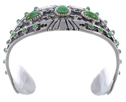 Turquoise Genuine Sterling Silver High Quality Cuff Bracelet EX28240