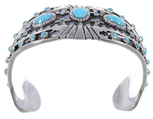 Turquoise Sterling Silver High Quality Cuff Bracelet EX28243