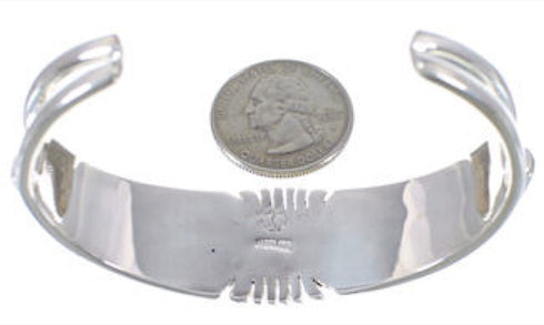 Southwestern Jewelry Turquoise Silver Sturdy Cuff Bracelet EX28197