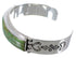 Southwestern Jewelry Turquoise Well-Built Silver Cuff Bracelet EX28212