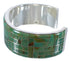 Turquoise Inlay High Quality Sterling Silver Cuff Bracelet EX28218