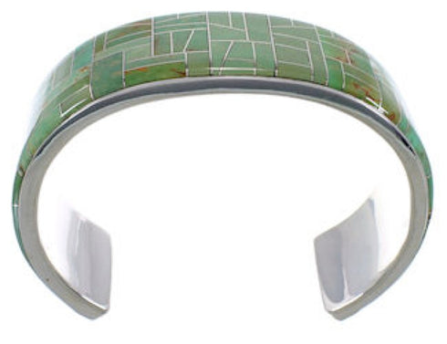 Sterling Silver Southwest Turquoise Sturdy Cuff Bracelet EX28220