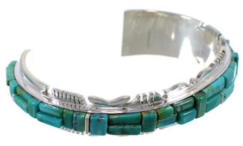 Southwest Jewelry Turquoise High Quality Silver Cuff Bracelet EX28233