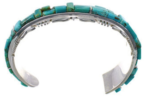 Southwest Jewelry Turquoise High Quality Silver Cuff Bracelet EX28233