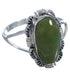 Genuine Sterling Silver And Turquoise Jewelry Ring Size 4-1/2 TX41526