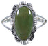 Genuine Sterling Silver And Turquoise Jewelry Ring Size 4-1/2 TX41526