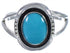 Southwest Sterling Silver Jewelry Turquoise Ring Size 4-3/4 TX41809