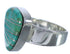 Well- Built Southwest Turquoise Inlay Ring Size 7-3/4 PX40386