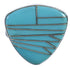 Turquoise Southwestern Sturdy Sterling Silver Ring Size 5 PX40424