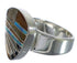 Multicolor Sturdy Jewelry Sterling Silver Ring Size 8-3/4 PX40502