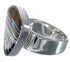 Multicolor Southwestern Heavy Jewelry Silver Ring Size 5-1/4 PX40506