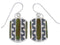 Southwestern Turquoise And Silver Hook Dangle Earrings PX32735