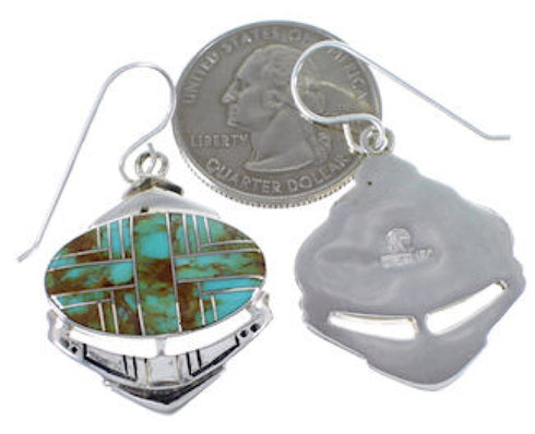 Southwestern Sterling Silver Turquoise Earrings PX32783