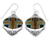 Southwestern Jewelry Multicolor Inlay Hook Dangle Earrings PX32796