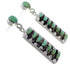 Genuine Sterling Silver Turquoise Post Dangle Earrings PX32843