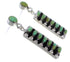 Southwestern Turquoise And Sterling Silver Jewelry Earrings PX32851