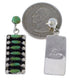 Southwestern Turquoise And Sterling Silver Jewelry Earrings PX32851